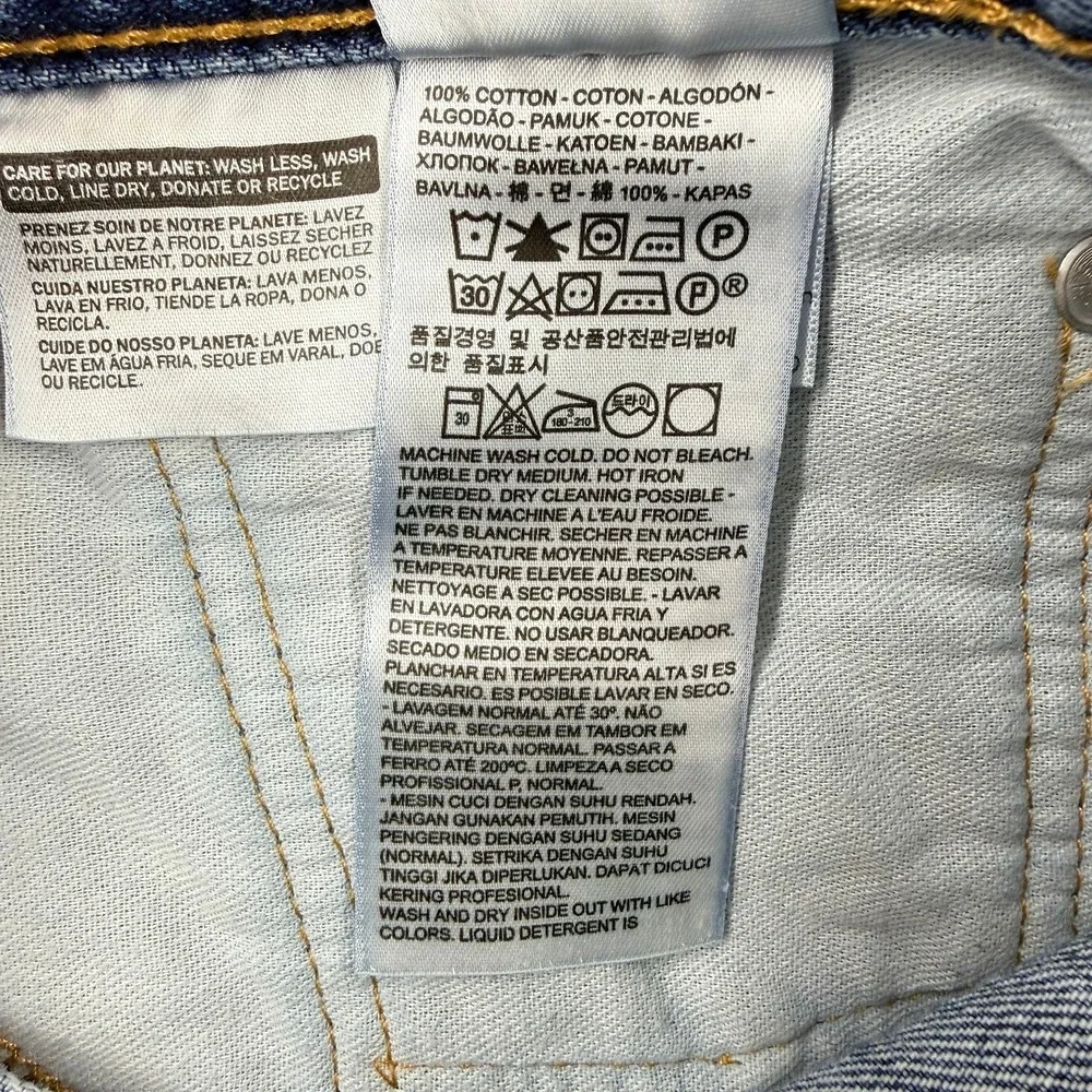 Levis 505 Regular Fit Mens Jeans‎ Blue Straight Leg Denim 40x30